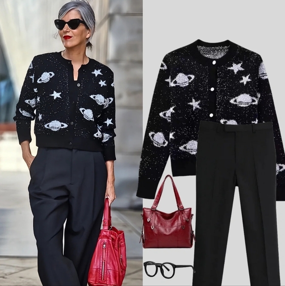 New Zara Metallic Knit Cardigan 3991/126 - Picture 10 of 11